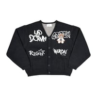 BARON / BEAR KNIT SWEATER / BLACK
