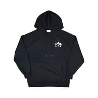 DAMIANO SELECT / CROSS SWEAT HOODIE / BLACK
