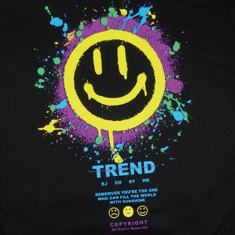 DAMIANO SELECT / SMILE PULLOVER HOODIE / BLACK