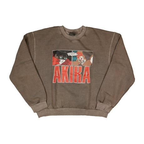 ARCHIVE / AKIRA CREW SWEAT / WASHED BROWN