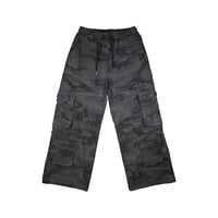 DAMIANO SELECT / CAMO CARGO PANTS / CHARCOAL