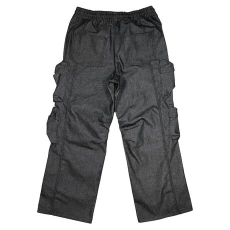 DAMIANO SELECT / MULTI POCKET CARGO PANTS / BLACK