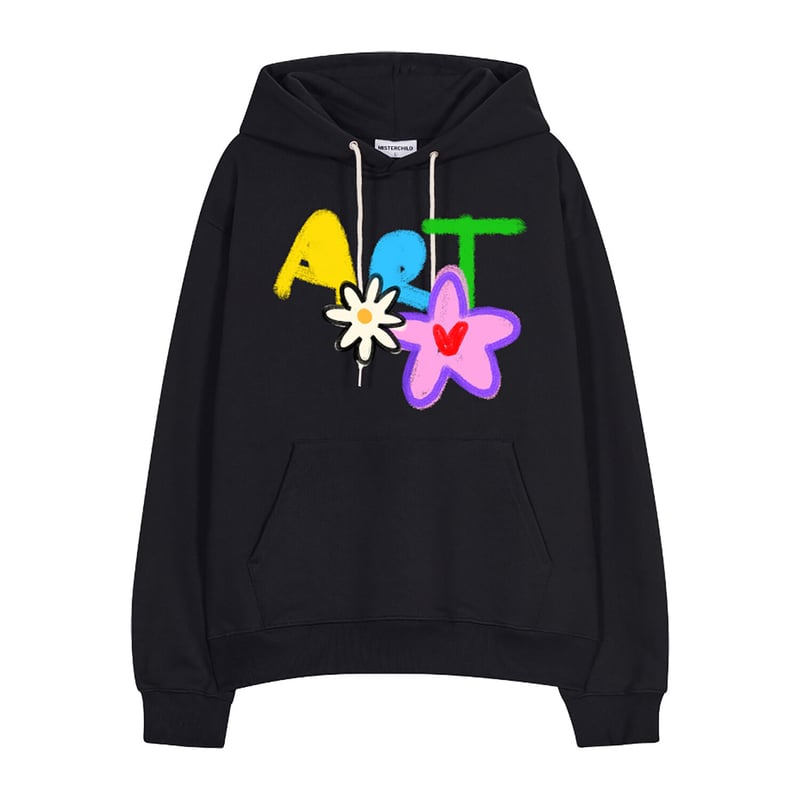 Misterchild ミスターチャイルド 服 MISTER CHILD ART HOOD BLACK DAMIANO