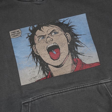 ARCHIVE / AKIRA SWEAT HOODIE / WASHED BLACK