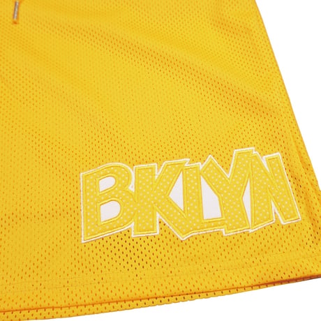 DAMIANO SELECT / BKLYN SET UP MESH SHORTS / YELLOW