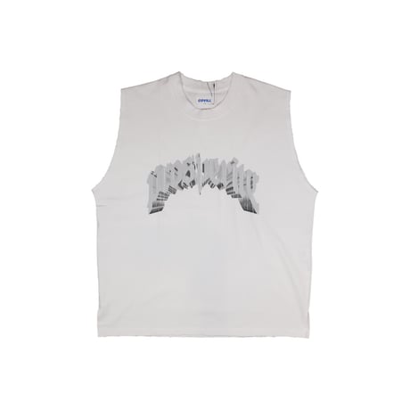 COVILL / NO SLEEVE TEE / WHITE