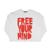 DAMIANO SELECT / FREE YOUR MIND LS TEE / WHITE