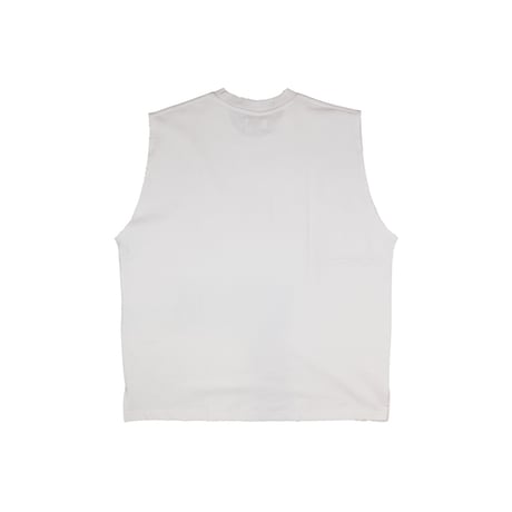COVILL / NO SLEEVE TEE / WHITE