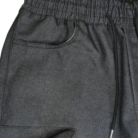 DAMIANO SELECT / MULTI POCKET CARGO PANTS / BLACK