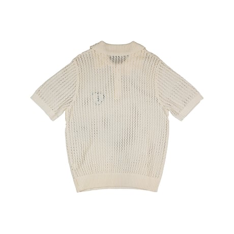 DAMIANO SELECT / HALF SLEEVE KNIT / CREAM