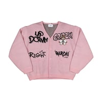 BARON / BEAR KNIT SWEATER / PINK