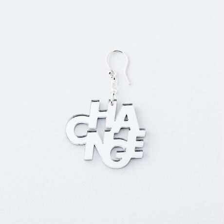 “CHANGE” earring or pierce（Mirror / Clear / F. Yellow Green）