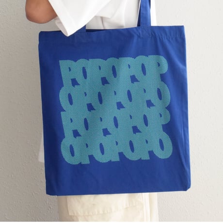 “POP” tote bag (blue)