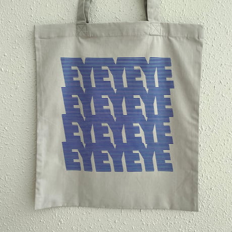“EYES” tote bag (gray)