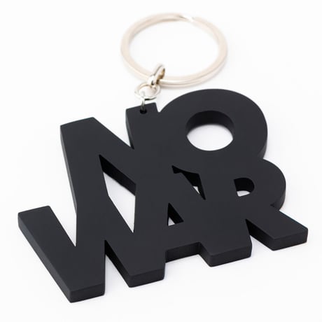 “NO WAR” key ring  (Aluminum)