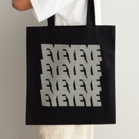 “EYES” tote bag (black)