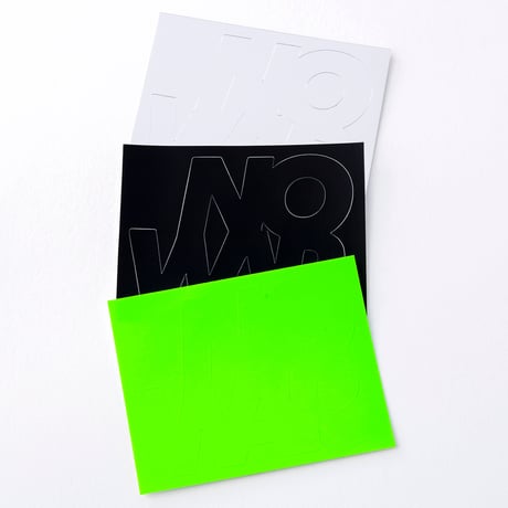 “NO WAR” stickers