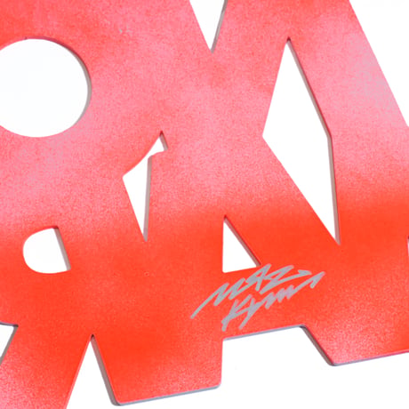 “NO WAR” placard（Aluminum）　　　　　※送料着払い商品です。