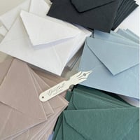 ハンドメイドコットンペーパー封筒