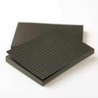 黒いメモ帳（方眼）. A7（5冊）