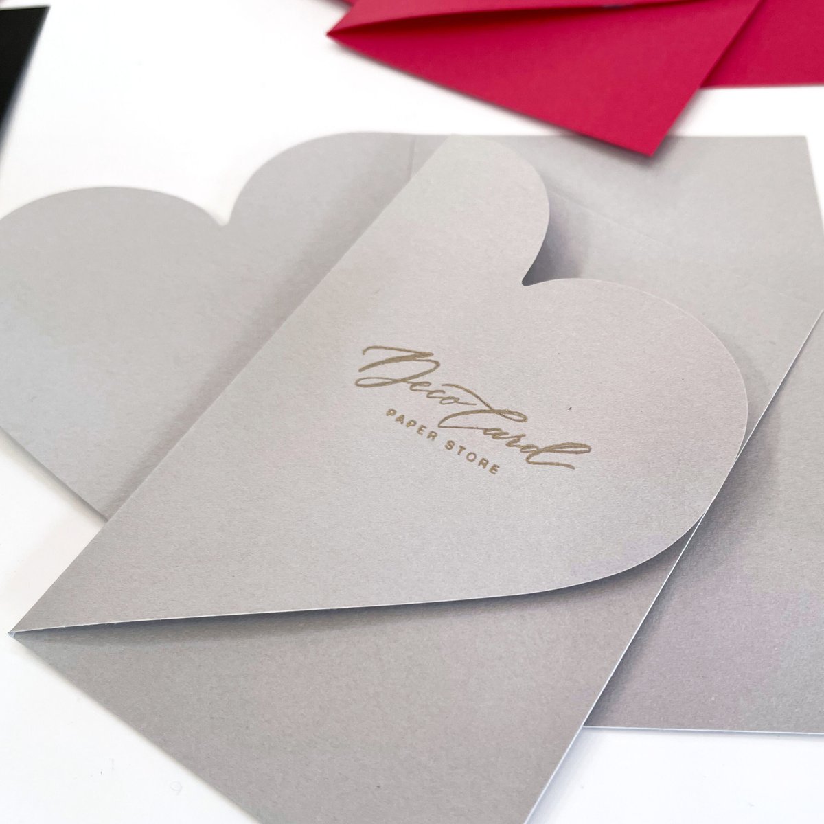 二つ折りハート | Deco Card SHOP