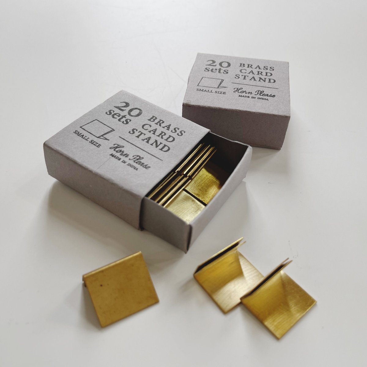 BRASS 真鍮カードスタンド S/20 | Deco Card SHOP