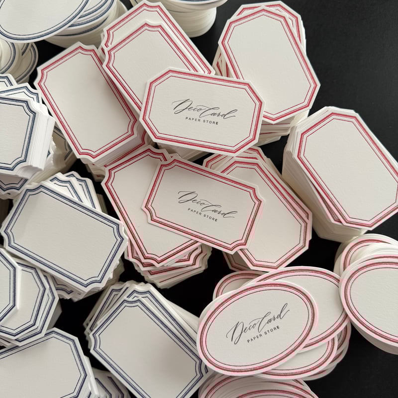 活版印刷】フレームカード | Deco Card SHOP