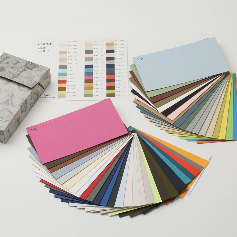 ムスターファ様☘専用ページ グムンドカラーマット-FS用紙見本＜全48色＞ | Deco Card SHOP