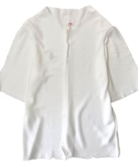 燐シャツ Mens 〈ちりめん白〉