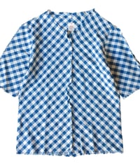 燐シャツ Mens 〈ブルーギンガム〉