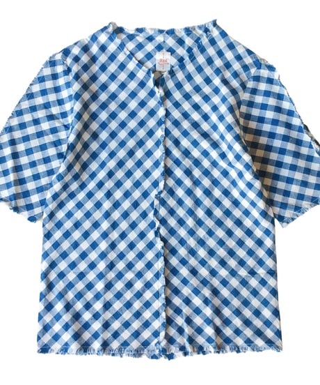 燐シャツ Mens 〈ブルーギンガム〉