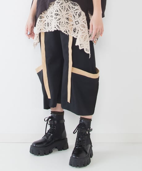 ダブルヘムパンツ