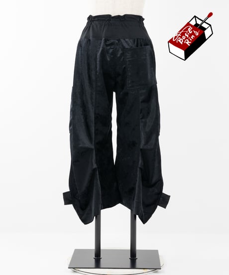Basic Rin タックタックパンツ〈ベロア〉【ご注文いただいてからの制作】