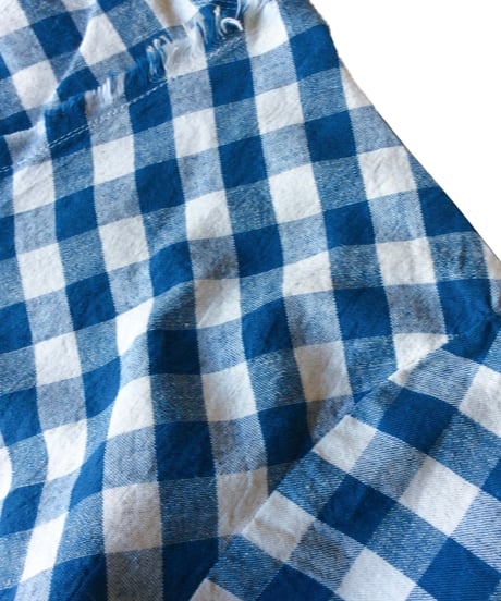 燐シャツ Mens 〈ブルーギンガム〉