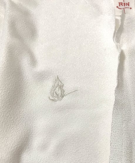 燐シャツ Mens 〈ちりめん白〉