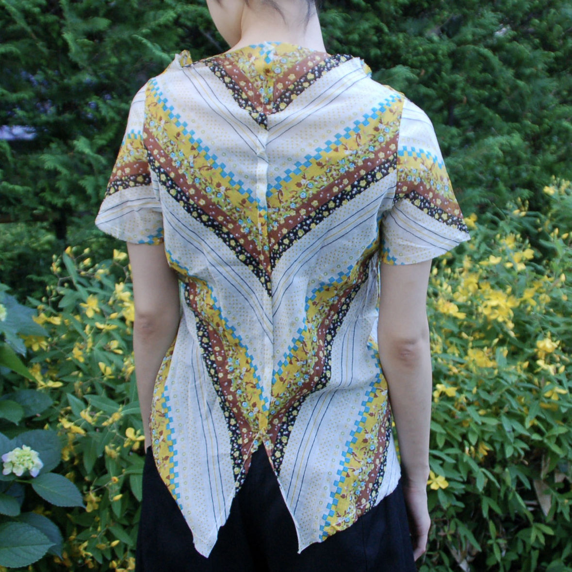 燐シャツ 半袖 〈オレンジチェック〉 | Rin web shop