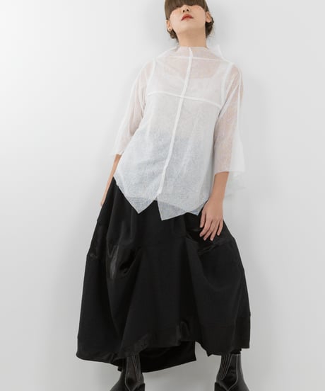 Basic Rin プレーンレース〈七分袖〉【ご注文いただいてからの制作】