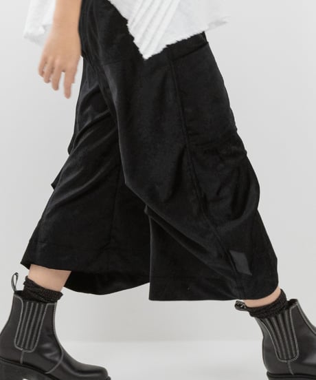 Basic Rin タックタックパンツ〈ベロア〉【ご注文いただいてからの制作】