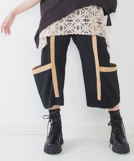 ダブルヘムパンツ