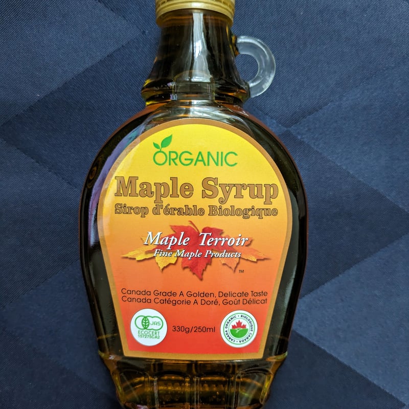 オーガニック ピュア メープルシロップ（ガラスボトル）250ml