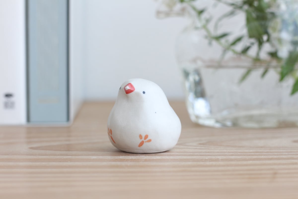 白文鳥（全3種類） | 陶ノ鳥 ひよこや