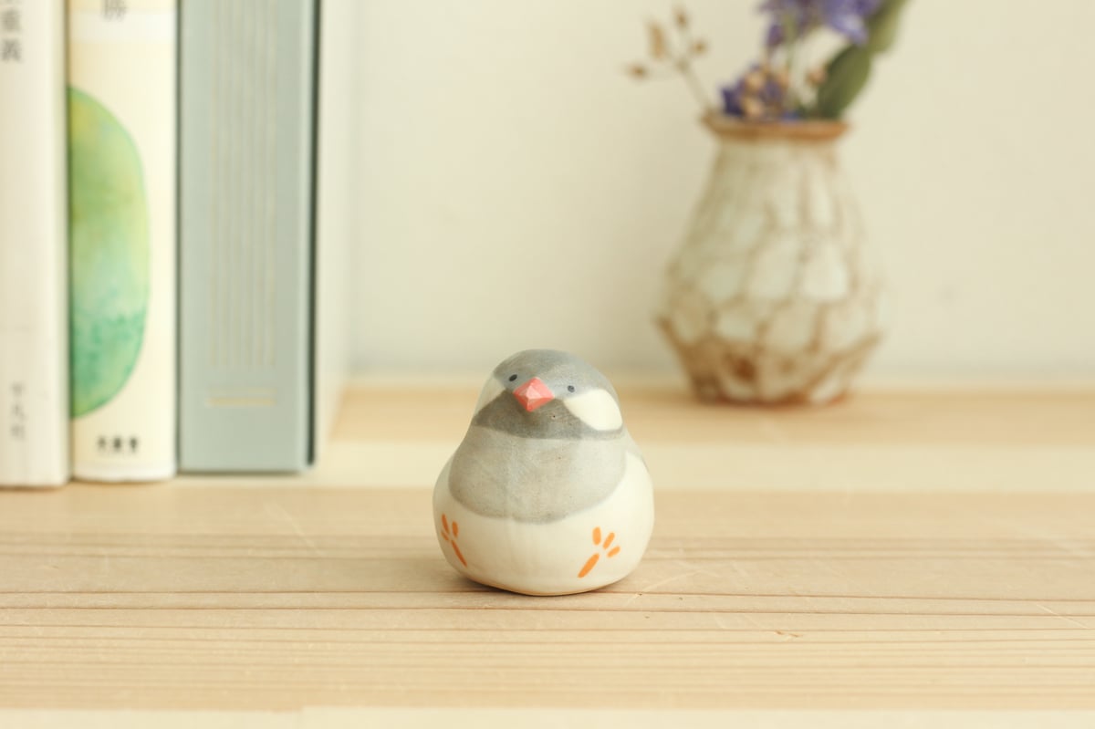 シルバー文鳥 | 陶ノ鳥 ひよこや