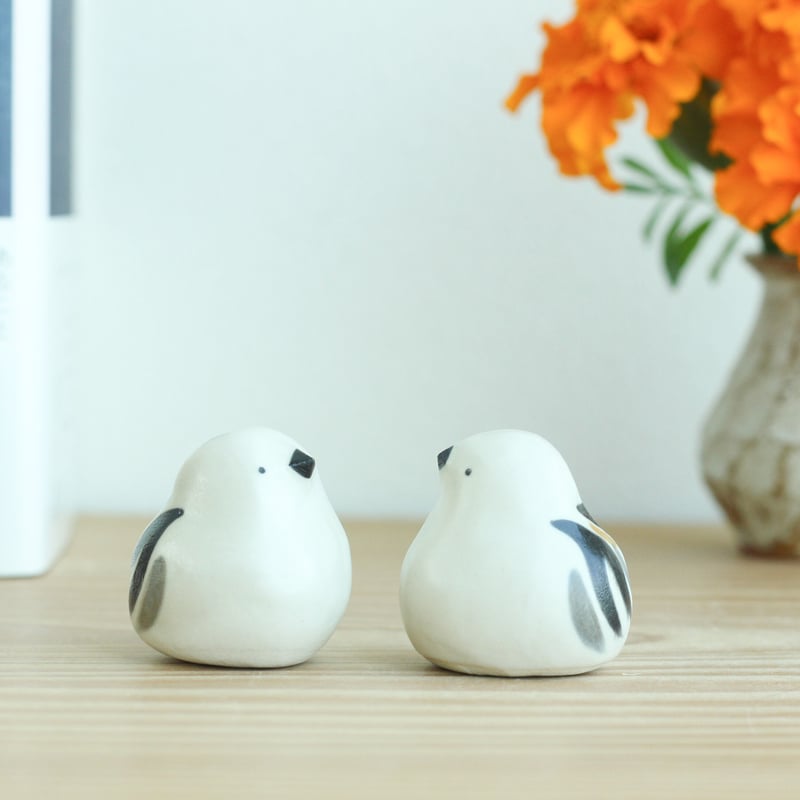 予約】シマエナガ | 陶ノ鳥 ひよこや