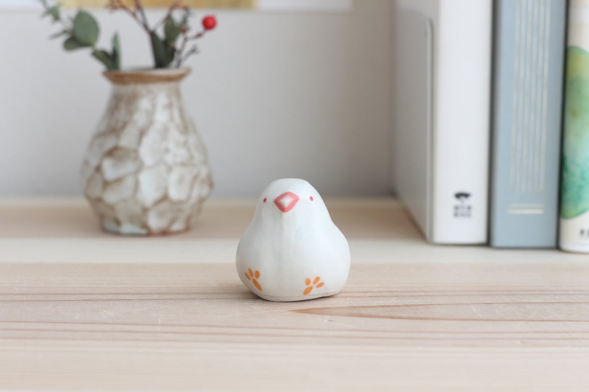 白文鳥（全3種類） | 陶ノ鳥 ひよこや