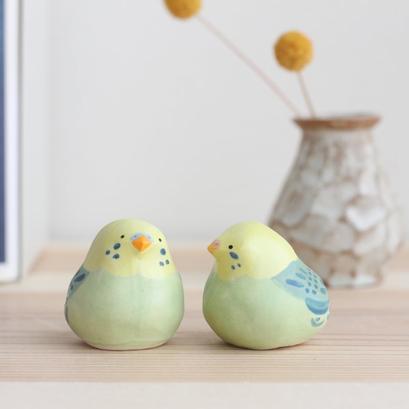 セキセイインコ /ノーマルグリーン（オス・メス） | 陶ノ鳥 ひよこや