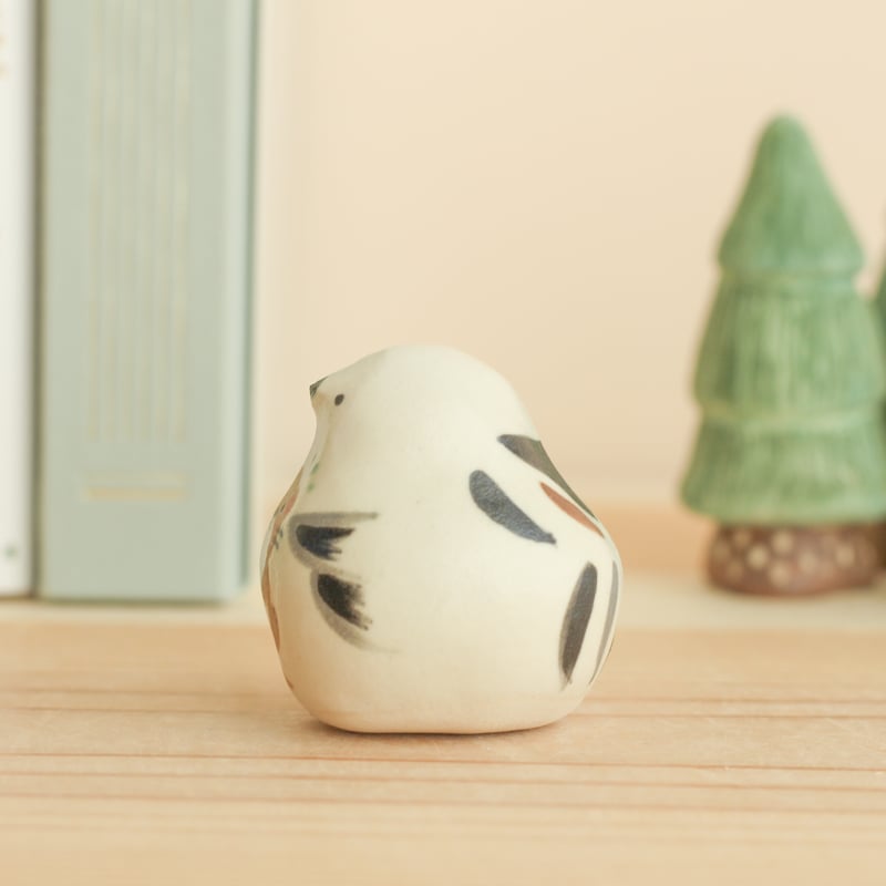 シマエナガ Hug ♡ カワウソ | 陶ノ鳥 ひよこや