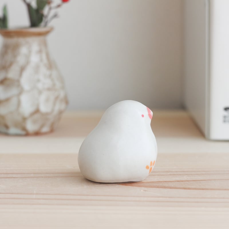 白文鳥（全3種類） | 陶ノ鳥 ひよこや
