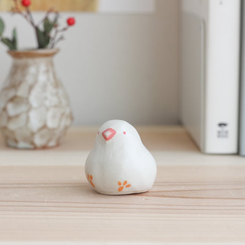 白文鳥（全3種類） | 陶ノ鳥 ひよこや