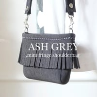 Lozz Sandra/ FRINGE MINI SHOULDERBAG (Ash Grey)