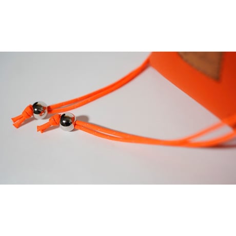 Lozz Sandra/Flow Chain Pouch_Orange_(Silver)